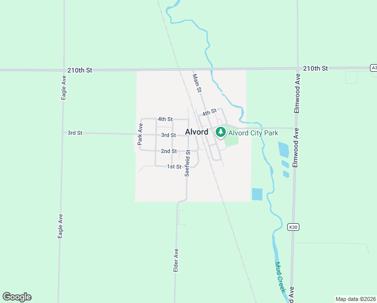 map of restaurants, bars, coffee shops, grocery stores, and more near Seefield Street in Alvord