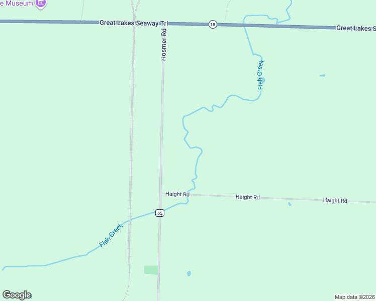 map of restaurants, bars, coffee shops, grocery stores, and more near 1435 Hosmer Road in Barker