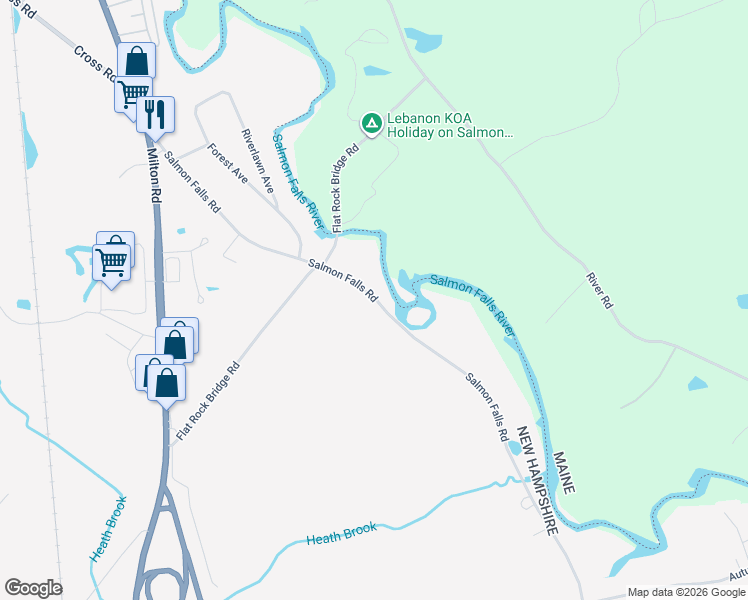 map of restaurants, bars, coffee shops, grocery stores, and more near 137 Salmon Falls Road in Rochester