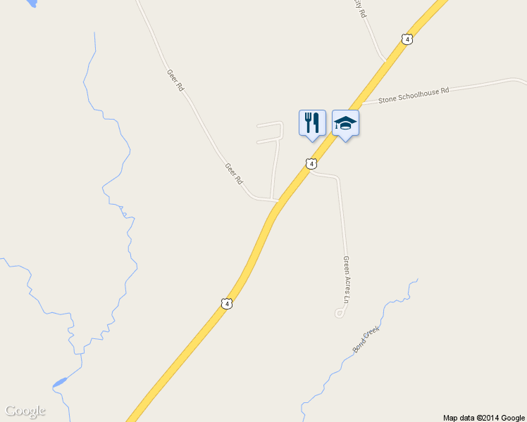 map of restaurants, bars, coffee shops, grocery stores, and more near 17 Geer Rd in Hudson Falls