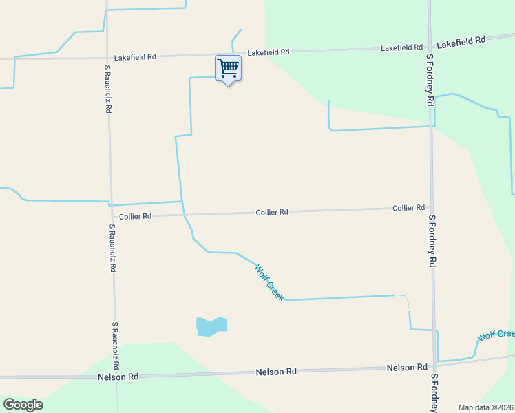 map of restaurants, bars, coffee shops, grocery stores, and more near 14460 Collier Road in Hemlock
