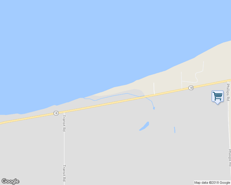 map of restaurants, bars, coffee shops, grocery stores, and more near 6297 East Lake Road in Burt