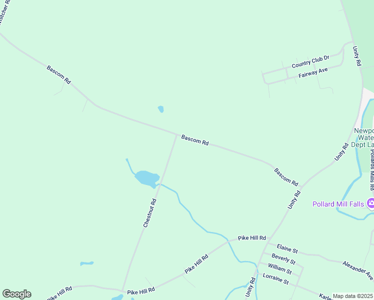 map of restaurants, bars, coffee shops, grocery stores, and more near 110 Bascom Road in Newport