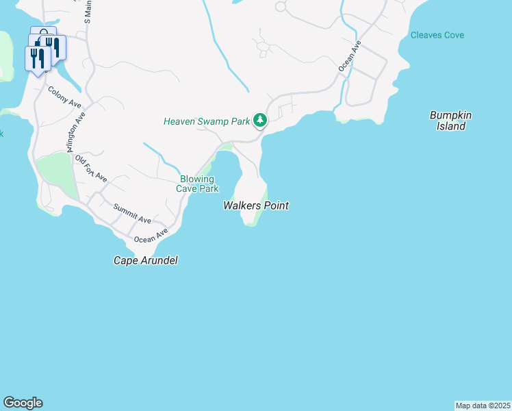 map of restaurants, bars, coffee shops, grocery stores, and more near in Kennebunkport