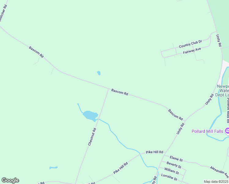 map of restaurants, bars, coffee shops, grocery stores, and more near 110 Bascom Road in Newport