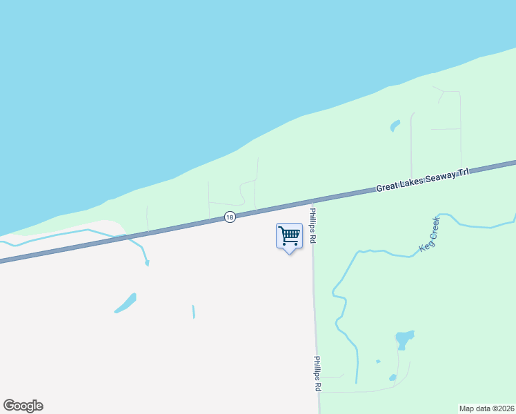 map of restaurants, bars, coffee shops, grocery stores, and more near 6400-6522 Lake Rd in Appleton