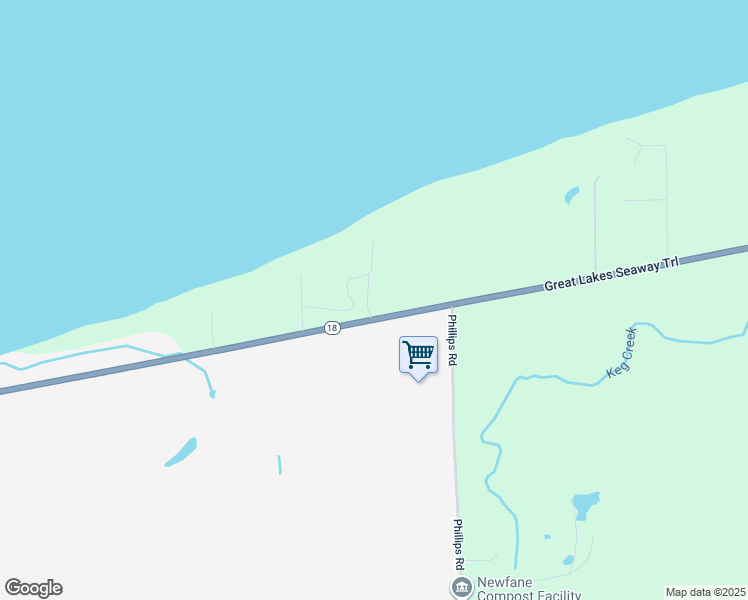 map of restaurants, bars, coffee shops, grocery stores, and more near 6443 Lake Road in Appleton