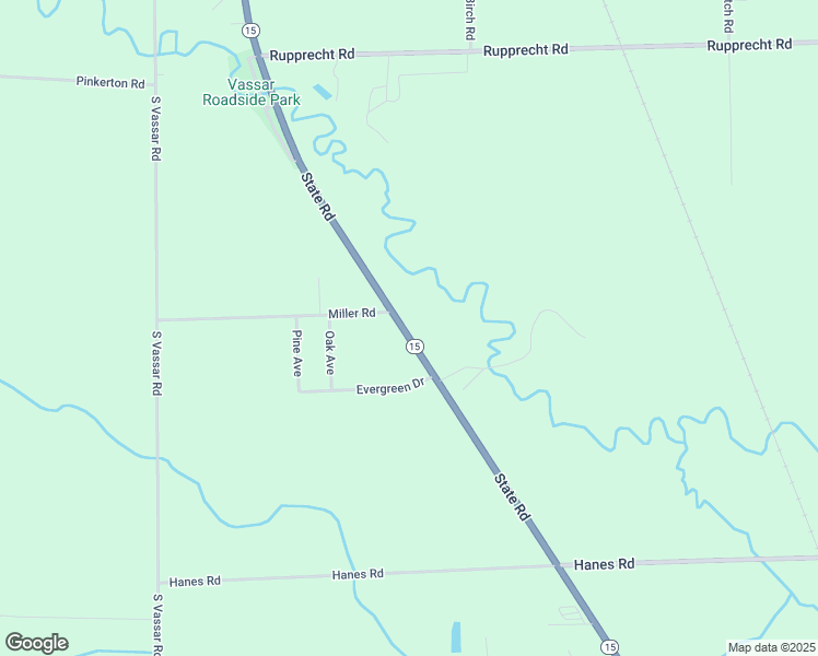 map of restaurants, bars, coffee shops, grocery stores, and more near 6265 State Road in Vassar
