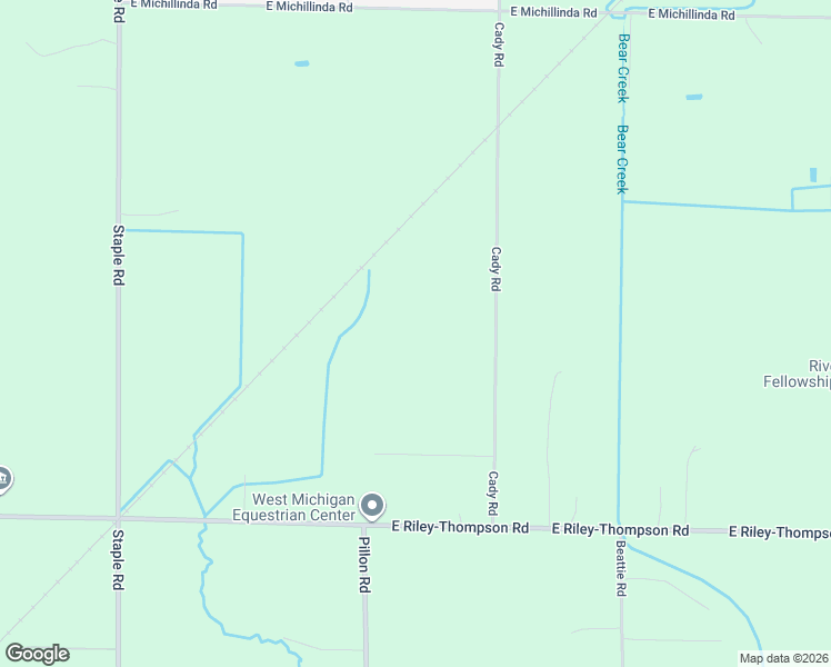 map of restaurants, bars, coffee shops, grocery stores, and more near 4961 Cady Road in Twin Lake