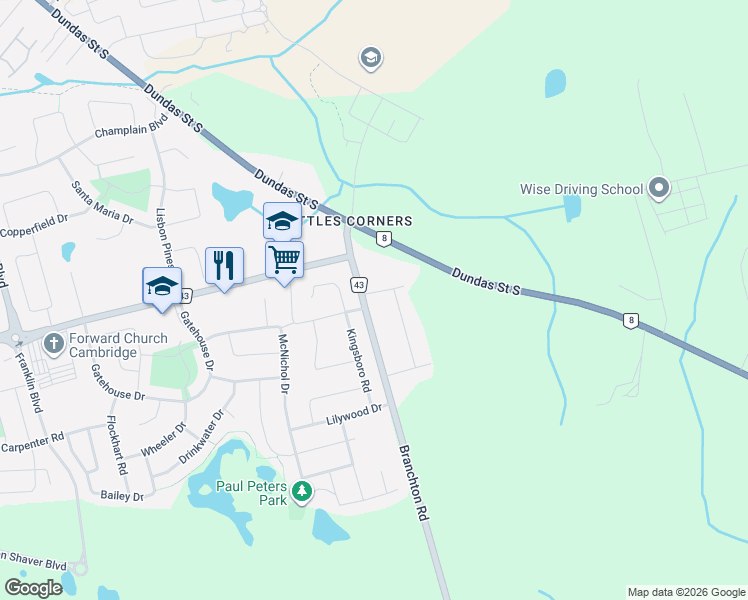 map of restaurants, bars, coffee shops, grocery stores, and more near 22 Coleman Road in Cambridge