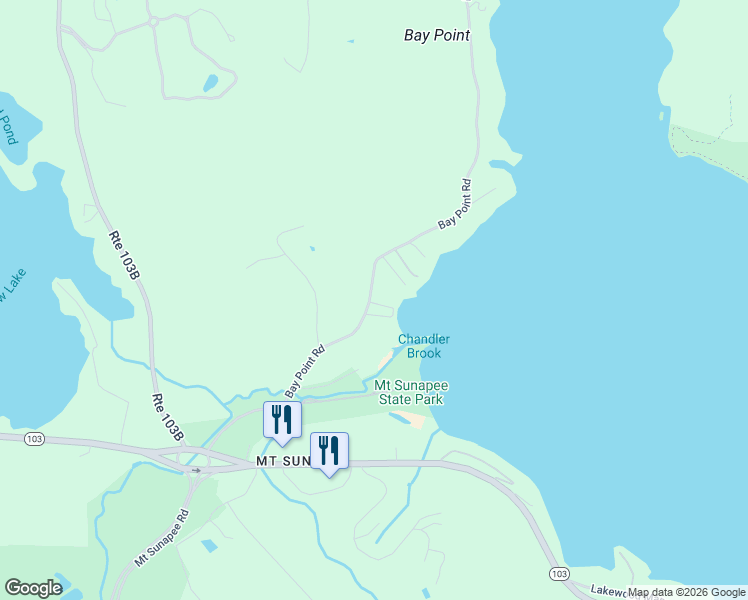 map of restaurants, bars, coffee shops, grocery stores, and more near 8 Snow Road in Newbury