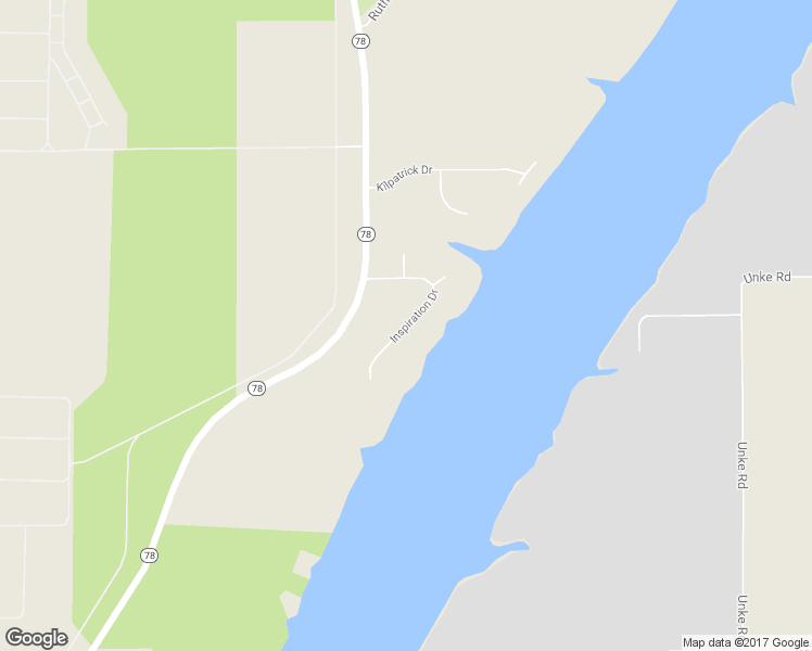 map of restaurants, bars, coffee shops, grocery stores, and more near Inspiration Drive in Merrimac