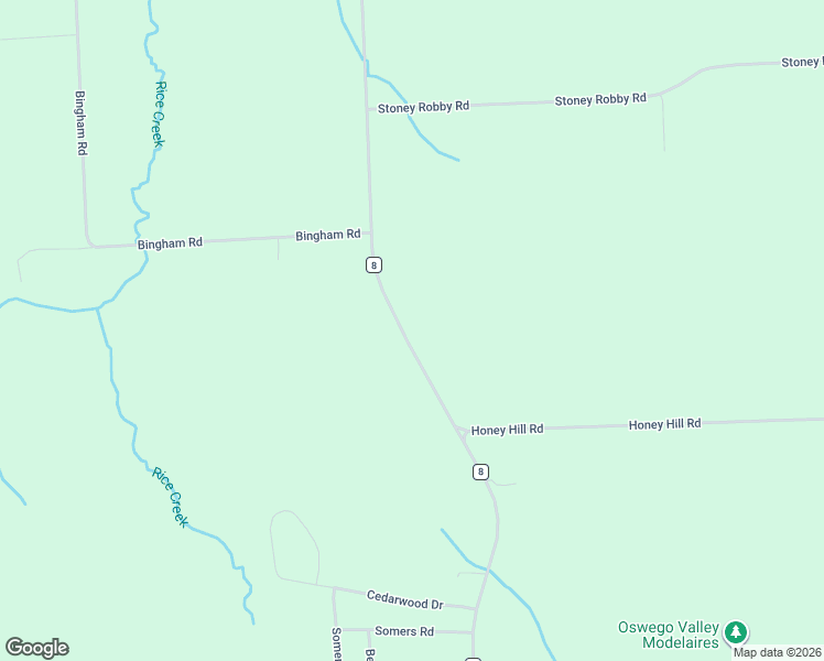 map of restaurants, bars, coffee shops, grocery stores, and more near 1726 County Route 8 in Oswego