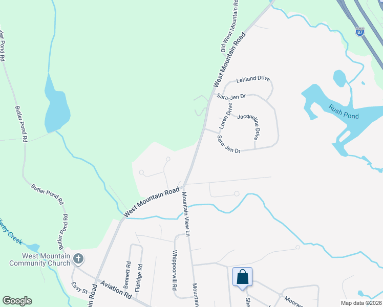 map of restaurants, bars, coffee shops, grocery stores, and more near 1079 West Mountain Road in Queensbury