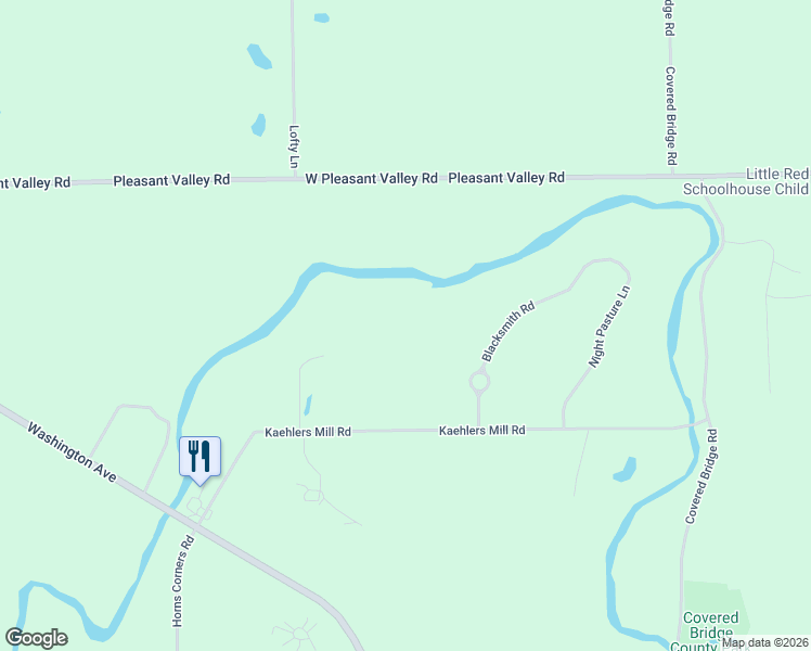 map of restaurants, bars, coffee shops, grocery stores, and more near 1963 Blacksmith Road in Cedarburg