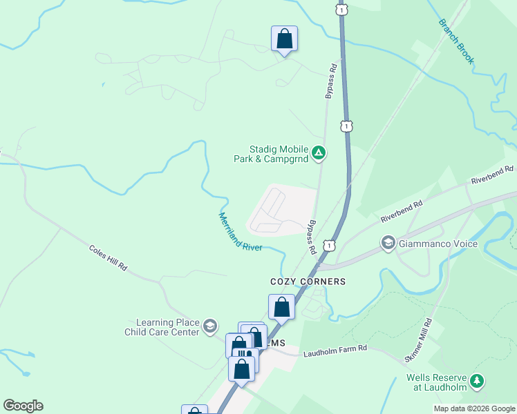map of restaurants, bars, coffee shops, grocery stores, and more near 81 Bypass Road in Wells