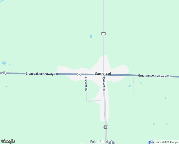 map of restaurants, bars, coffee shops, grocery stores, and more near 8501 Lake Road in Barker