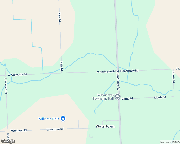 map of restaurants, bars, coffee shops, grocery stores, and more near 100 West Applegate Road in Sandusky