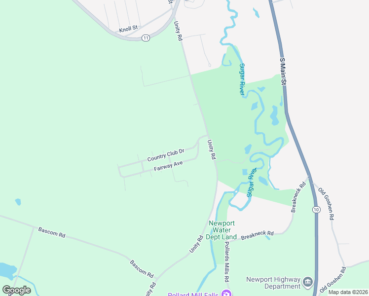 map of restaurants, bars, coffee shops, grocery stores, and more near 21 Country Club Drive in Newport