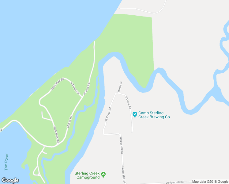 map of restaurants, bars, coffee shops, grocery stores, and more near 15117 Creek Road in Sterling