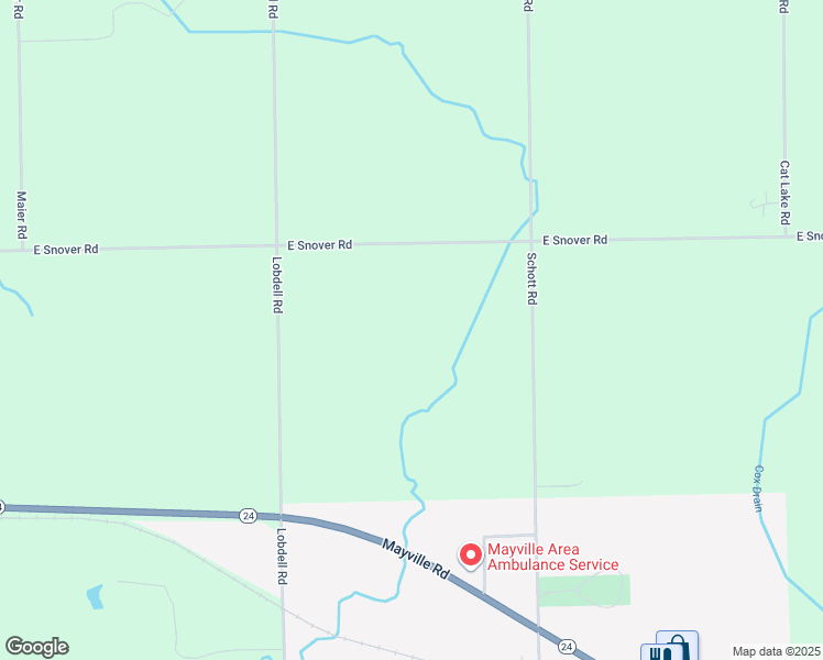 map of restaurants, bars, coffee shops, grocery stores, and more near in Mayville