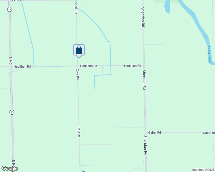 map of restaurants, bars, coffee shops, grocery stores, and more near 5145 Youngstown Place in Saginaw