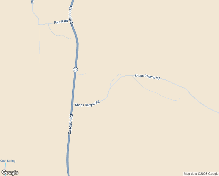 map of restaurants, bars, coffee shops, grocery stores, and more near 12588 Sheps Canyon Road in Hot Springs