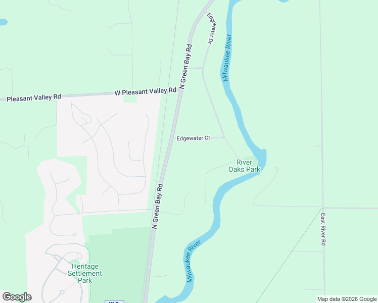 map of restaurants, bars, coffee shops, grocery stores, and more near 1907 Edgewater Drive in Grafton
