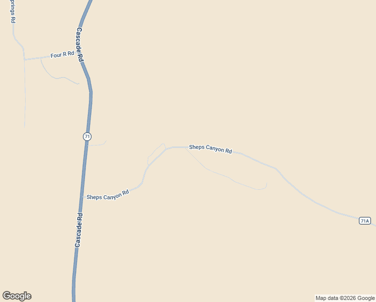 map of restaurants, bars, coffee shops, grocery stores, and more near 12588 Sheps Canyon Road in Hot Springs