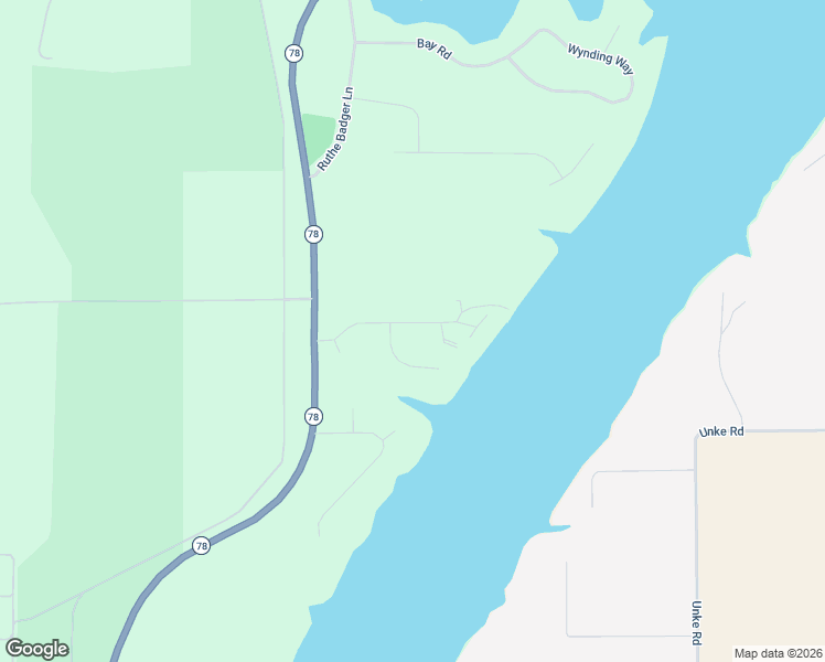 map of restaurants, bars, coffee shops, grocery stores, and more near 58123 Kassner Road in Merrimac
