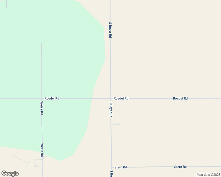 map of restaurants, bars, coffee shops, grocery stores, and more near South Beyer Road in Frankenmuth