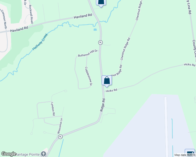 map of restaurants, bars, coffee shops, grocery stores, and more near 749 Ridge Rd in Queensbury