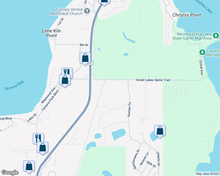 map of restaurants, bars, coffee shops, grocery stores, and more near 2285-2299 202nd Street in Milford
