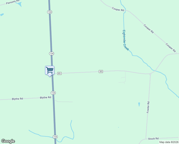 map of restaurants, bars, coffee shops, grocery stores, and more near 1297 County Route 85 in Hannibal