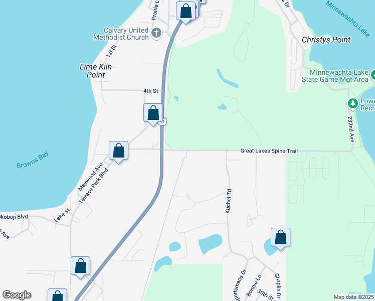 map of restaurants, bars, coffee shops, grocery stores, and more near 2285 202nd Street in Milford