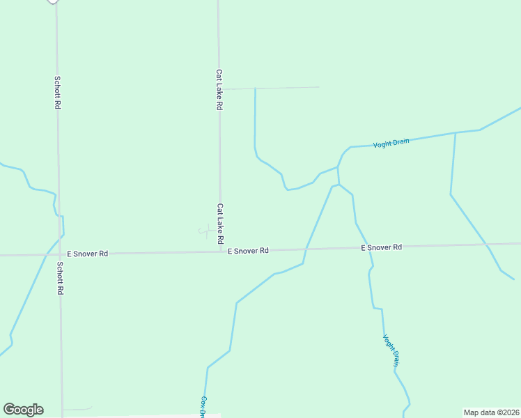 map of restaurants, bars, coffee shops, grocery stores, and more near 2081 East Snover Road in Mayville