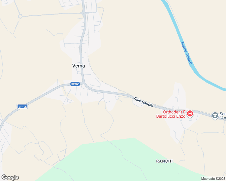map of restaurants, bars, coffee shops, grocery stores, and more near Viale Ranchi in Verna
