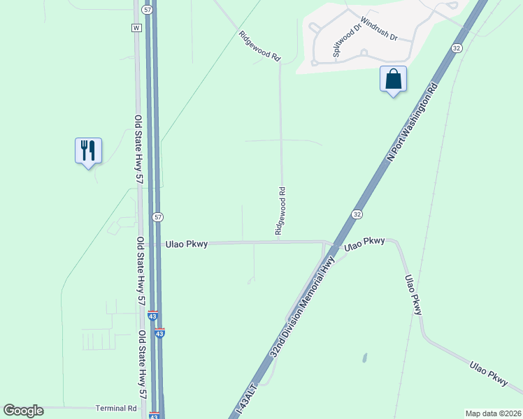map of restaurants, bars, coffee shops, grocery stores, and more near 2149 Ridgewood Road in Grafton