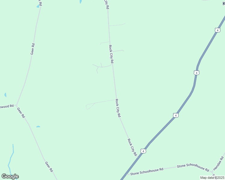 map of restaurants, bars, coffee shops, grocery stores, and more near 111 Rock City Road in Hudson Falls