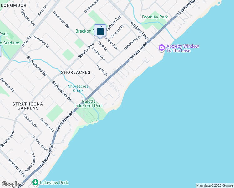 map of restaurants, bars, coffee shops, grocery stores, and more near 136 Avondale Court in Burlington