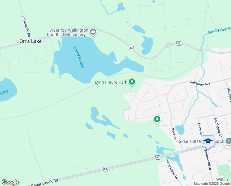 map of restaurants, bars, coffee shops, grocery stores, and more near 264 Freure Drive in Cambridge
