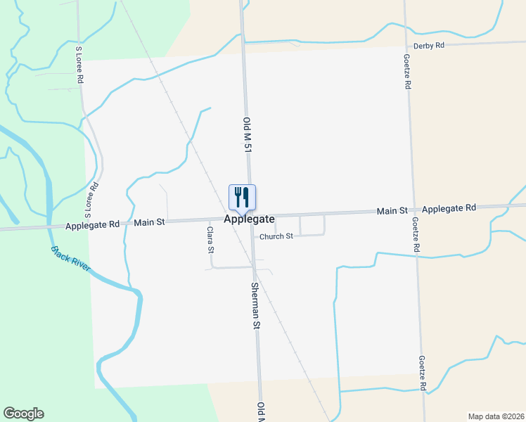 map of restaurants, bars, coffee shops, grocery stores, and more near in Applegate