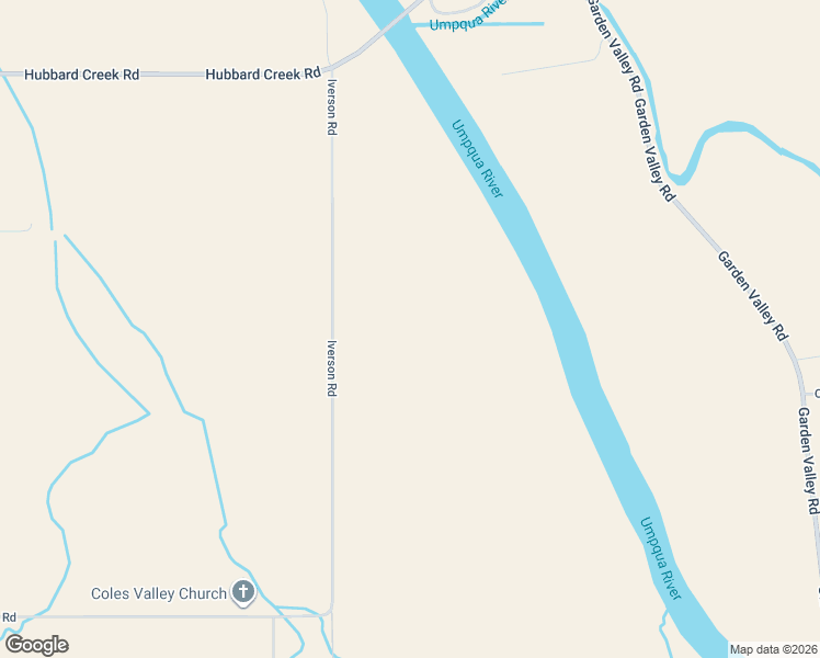 map of restaurants, bars, coffee shops, grocery stores, and more near 593 Iverson Road in Umpqua