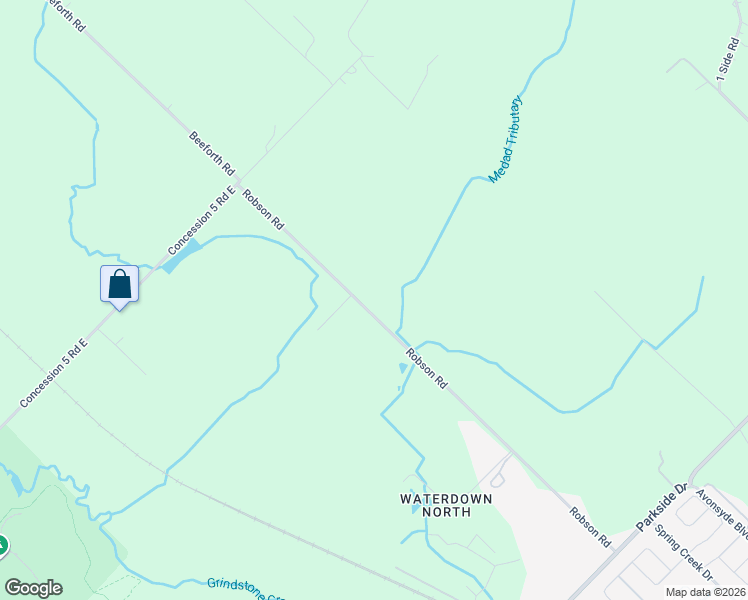 map of restaurants, bars, coffee shops, grocery stores, and more near 712 Robson Road in Hamilton
