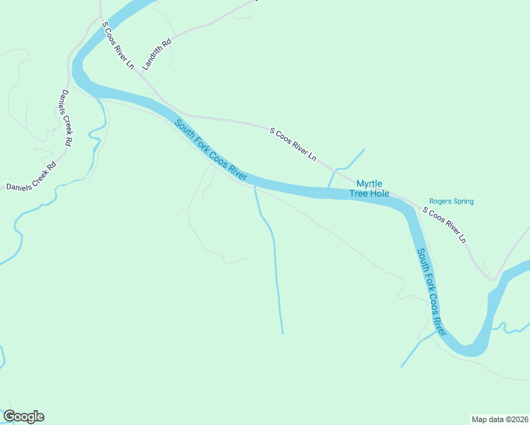 map of restaurants, bars, coffee shops, grocery stores, and more near 97204 Stian Smith Lane in Coos Bay