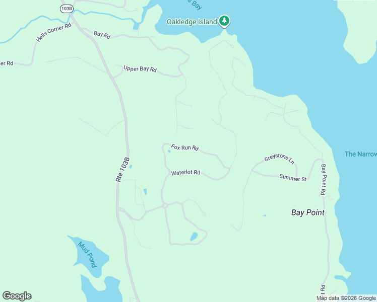 map of restaurants, bars, coffee shops, grocery stores, and more near 44 Fox Run Road in Sunapee