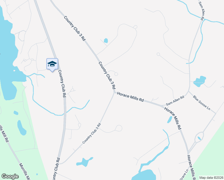 map of restaurants, bars, coffee shops, grocery stores, and more near 255 Country Club 3 Road in Sanford