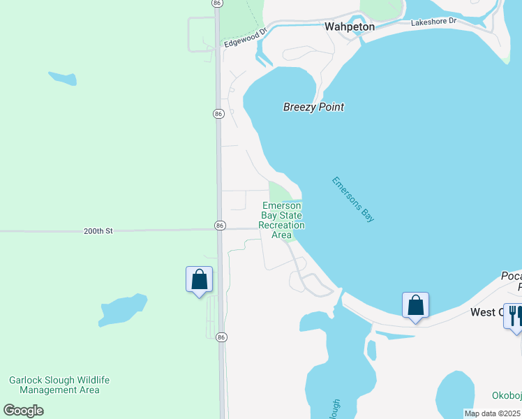 map of restaurants, bars, coffee shops, grocery stores, and more near 2078-2172 200th Street in Milford