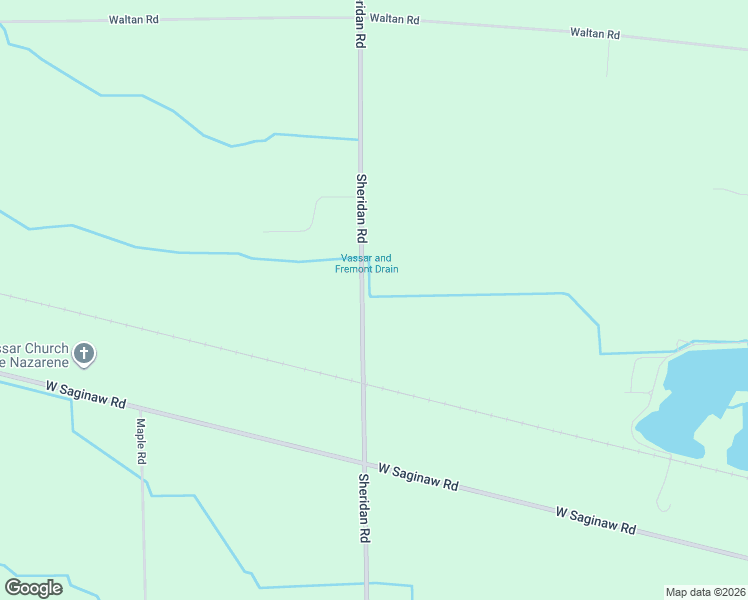 map of restaurants, bars, coffee shops, grocery stores, and more near 5598-5710 Sheridan Road in Vassar