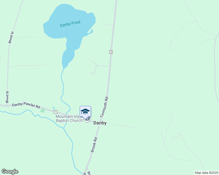 9 Tinmouth Road, Danby VT Walk Score